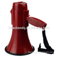 Security outdoor folding handle megaphone with record